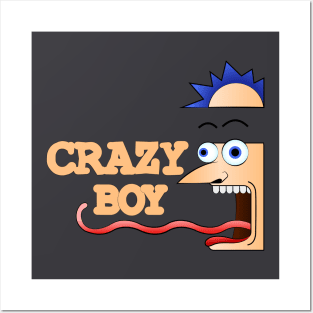 Crazy Boy Posters and Art